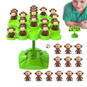 Balancing Monkey Tree Game – Montessori Math & Puzzle Toy for Creative Thinking - LearnLark Montessori