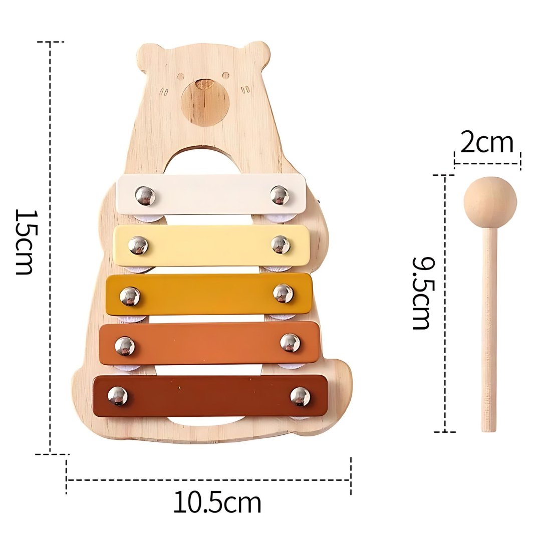 Kids Wooden Montessori Musical Percussion Instruments - LearnLark Montessori