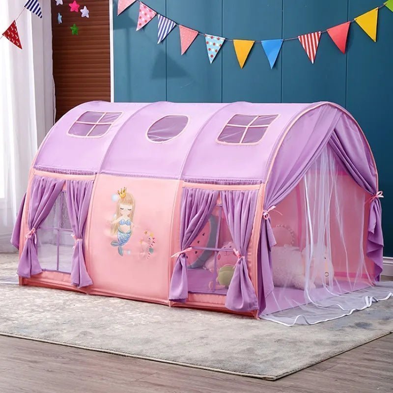 Large Kids Play House Tent – Indoor Castle with Window for Boys & Girls - LearnLark Montessori