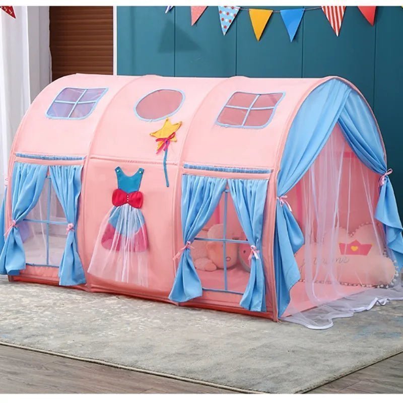 Large Kids Play House Tent – Indoor Castle with Window for Boys & Girls - LearnLark Montessori