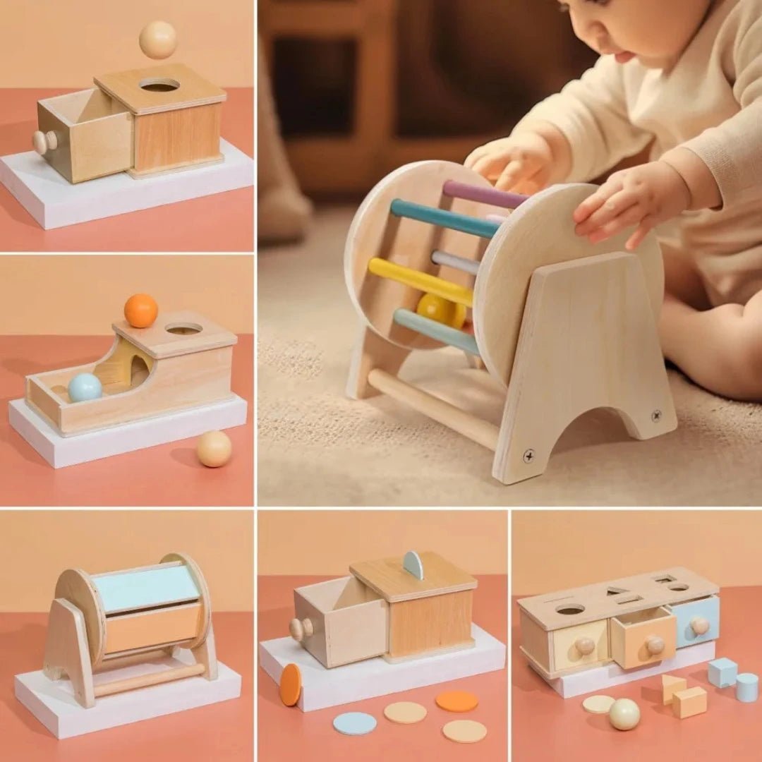 Montessori Educational Sensory Wooden Toys - LearnLark Montessori