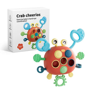 Montessori Sensory Crab Toy – Educational Pull String & Fine Motor Skills Toy for Babies - LearnLark Montessori