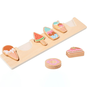 Montessori Wooden Ice Cream Playset – Pretend Food Toy for Toddlers’ Kitchen Fun - LearnLark Montessori