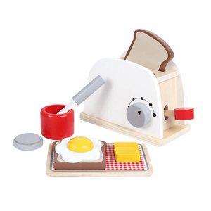 Wooden Kitchen Pretend Play Set - Educational Early Learning Toy for Toddlers - LearnLark Montessori